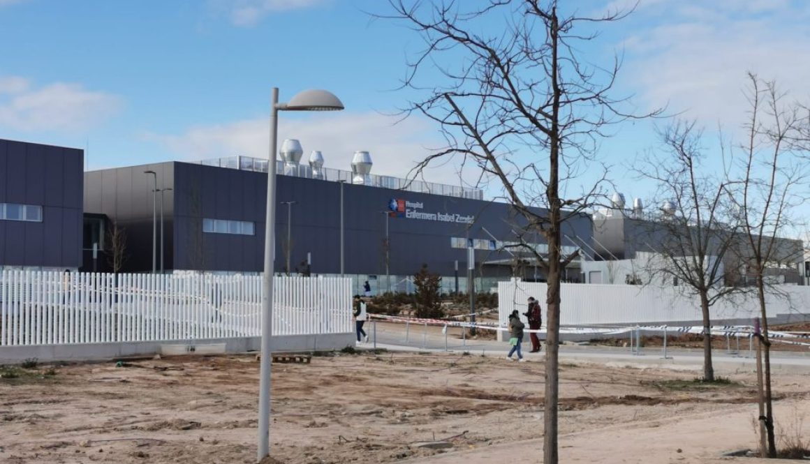 Foto hospital de vacunación