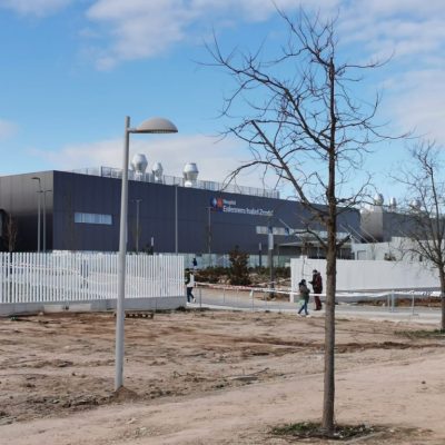 Foto hospital de vacunación